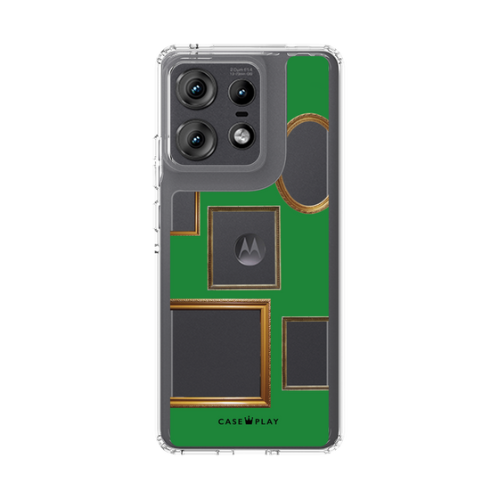 スリムプロテクションケース［ Photo Frames - Green ］
