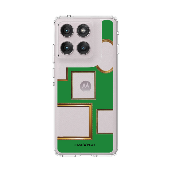 スリムプロテクションケース［ Photo Frames - Green ］