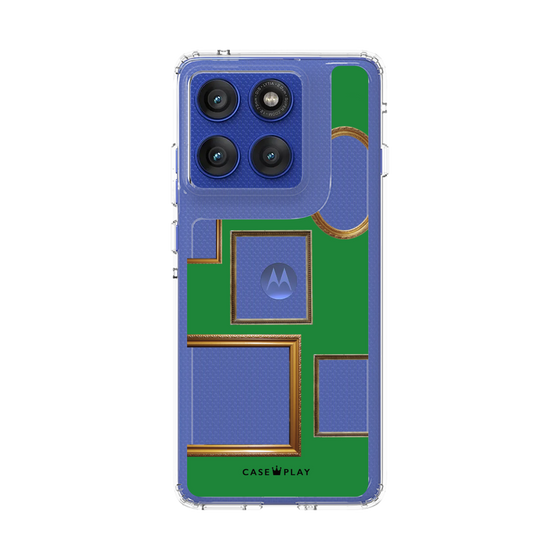 スリムプロテクションケース［ Photo Frames - Green ］