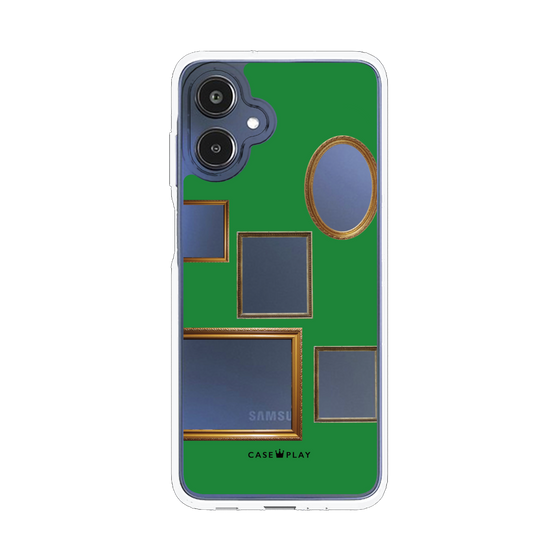 スリムプロテクションケース［ Photo Frames - Green ］