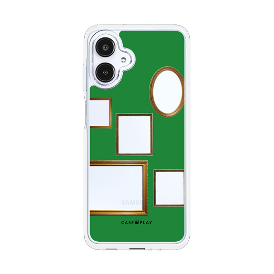 スリムプロテクションケース［ Photo Frames - Green ］