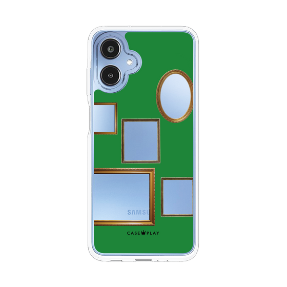 スリムプロテクションケース［ Photo Frames - Green ］