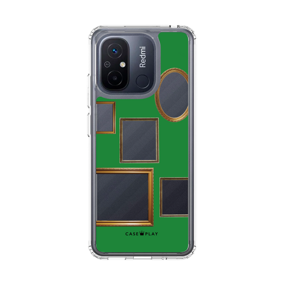 スリムプロテクションケース［ Photo Frames - Green ］
