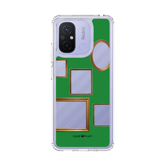 スリムプロテクションケース［ Photo Frames - Green ］