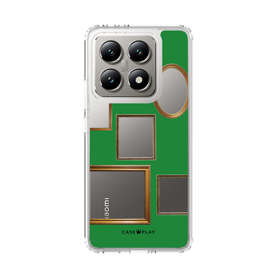 スリムプロテクションケース［ Photo Frames - Green ］