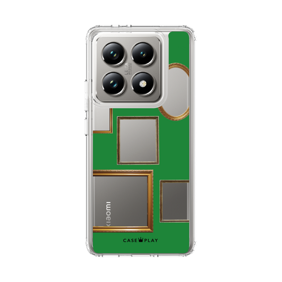 スリムプロテクションケース［ Photo Frames - Green ］