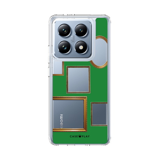 スリムプロテクションケース［ Photo Frames - Green ］