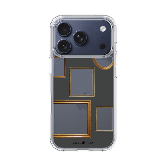 スリムプロテクションケース［ Photo Frames - Gray ］