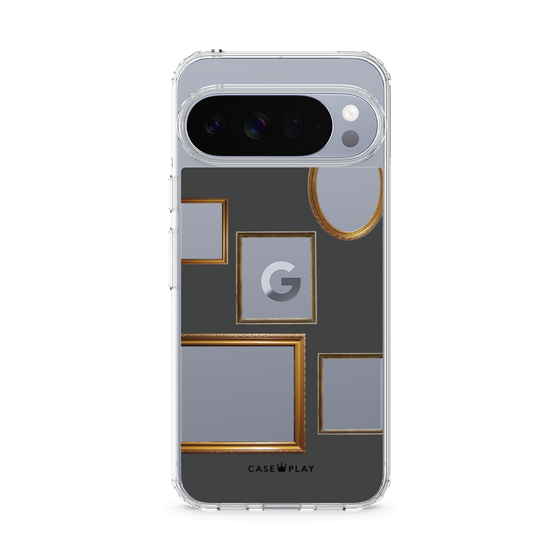 スリムプロテクションケース［ Photo Frames - Gray ］