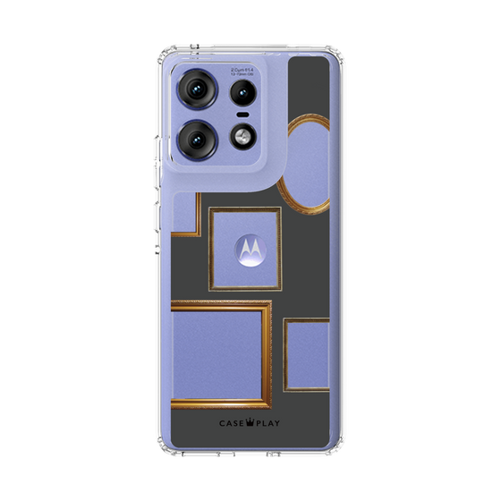 スリムプロテクションケース［ Photo Frames - Gray ］