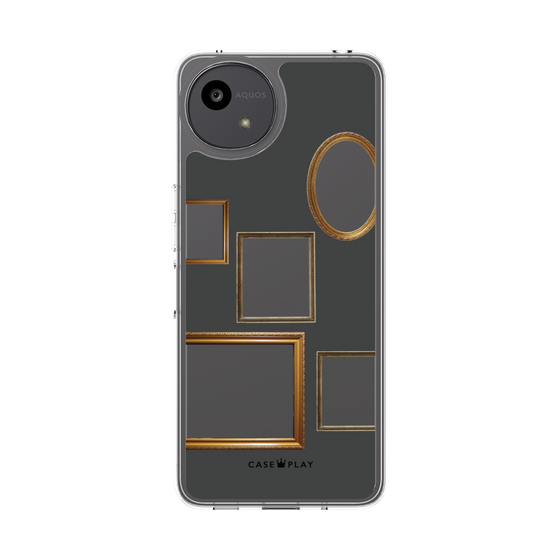 スリムプロテクションケース［ Photo Frames - Gray ］
