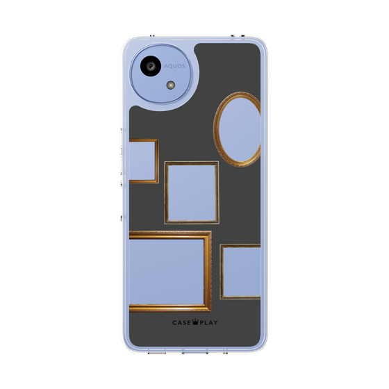 スリムプロテクションケース［ Photo Frames - Gray ］