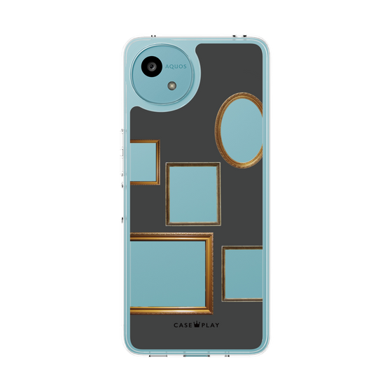 スリムプロテクションケース［ Photo Frames - Gray ］
