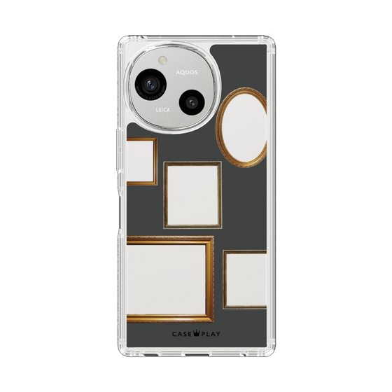 スリムプロテクションケース［ Photo Frames - Gray ］