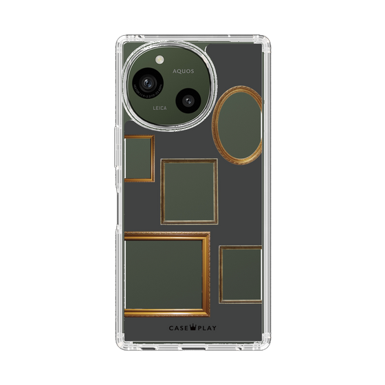 スリムプロテクションケース［ Photo Frames - Gray ］