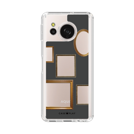 スリムプロテクションケース［ Photo Frames - Gray ］