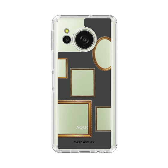 スリムプロテクションケース［ Photo Frames - Gray ］