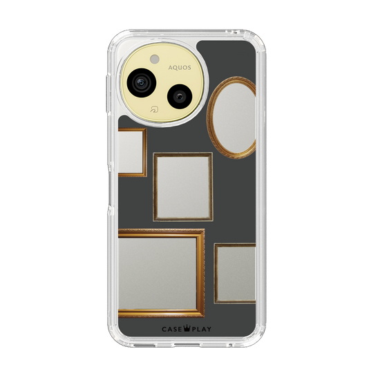 スリムプロテクションケース［ Photo Frames - Gray ］