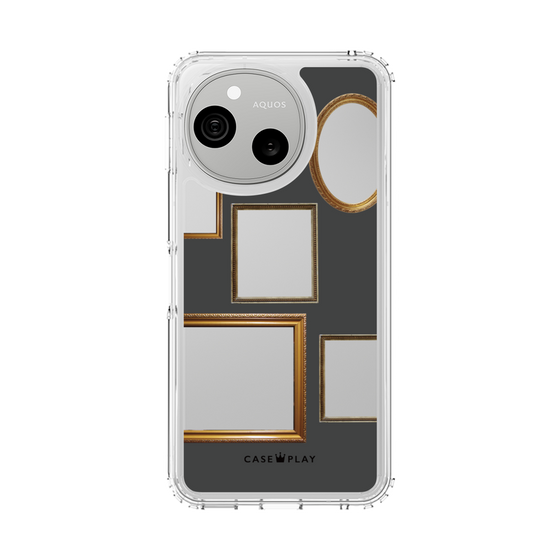 スリムプロテクションケース［ Photo Frames - Gray ］