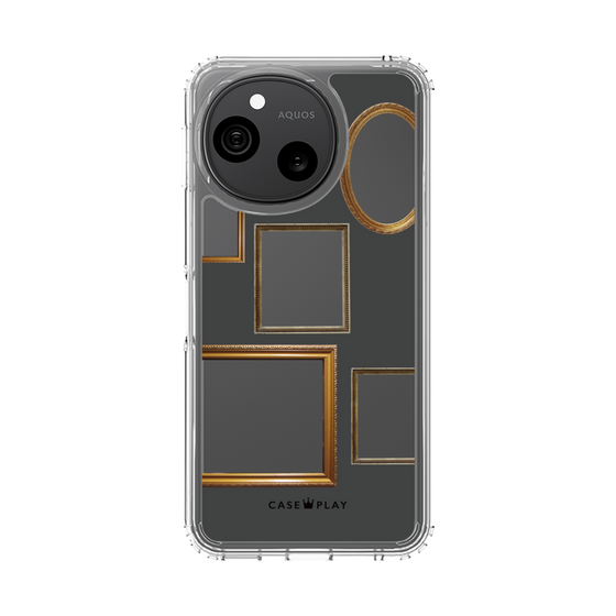 スリムプロテクションケース［ Photo Frames - Gray ］