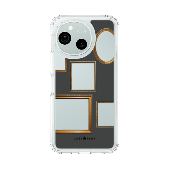 スリムプロテクションケース［ Photo Frames - Gray ］