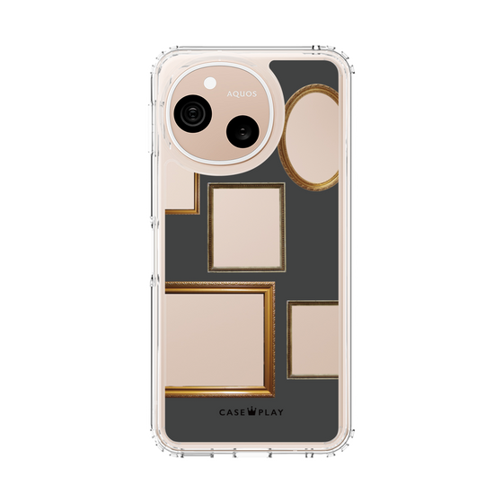 スリムプロテクションケース［ Photo Frames - Gray ］