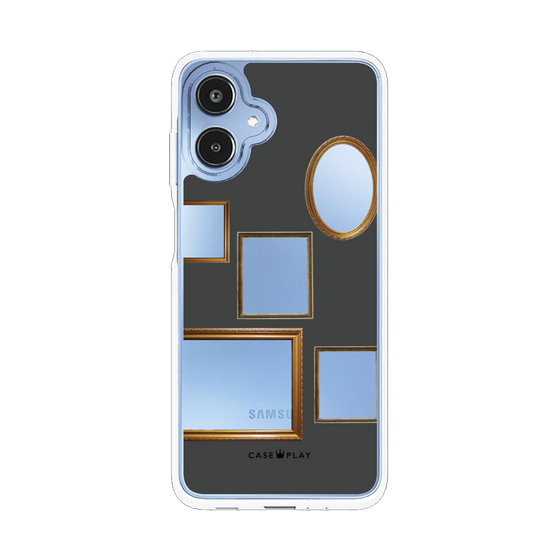 スリムプロテクションケース［ Photo Frames - Gray ］