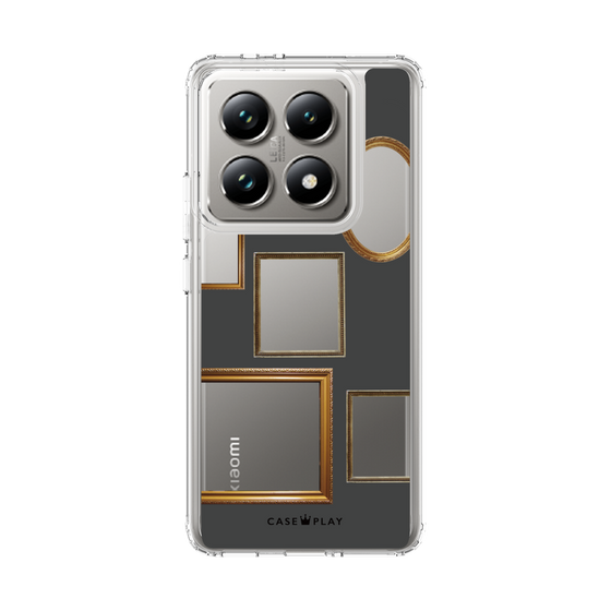 スリムプロテクションケース［ Photo Frames - Gray ］