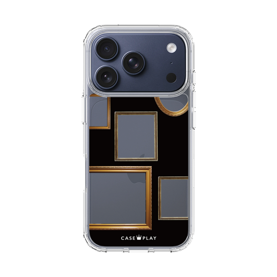 スリムプロテクションケース［ Photo Frames - Black ］