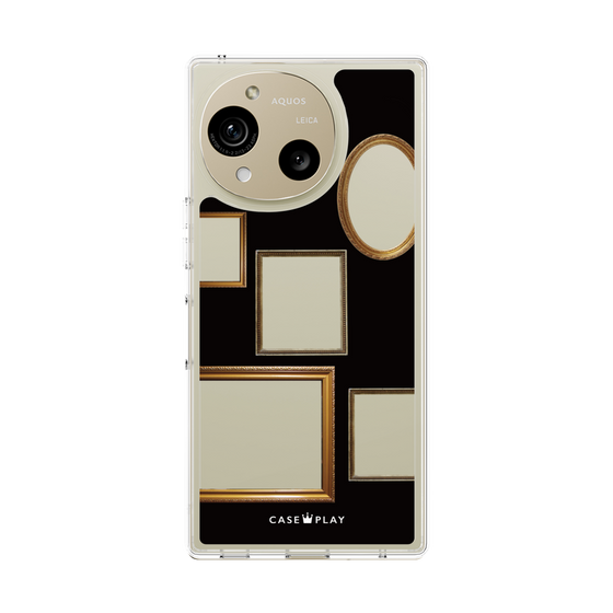 スリムプロテクションケース［ Photo Frames - Black ］