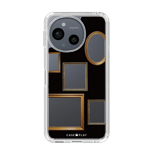 スリムプロテクションケース［ Photo Frames - Black ］