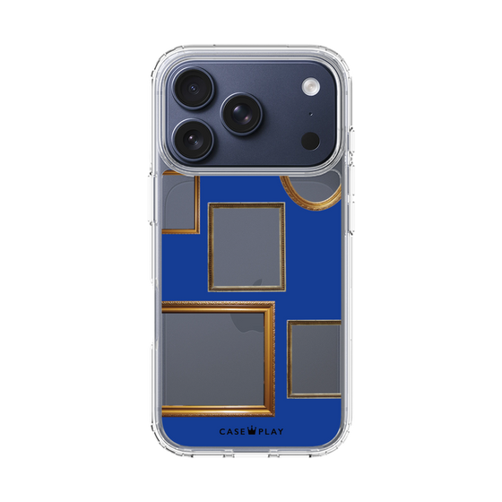 スリムプロテクションケース［ Photo Frames - Blue ］
