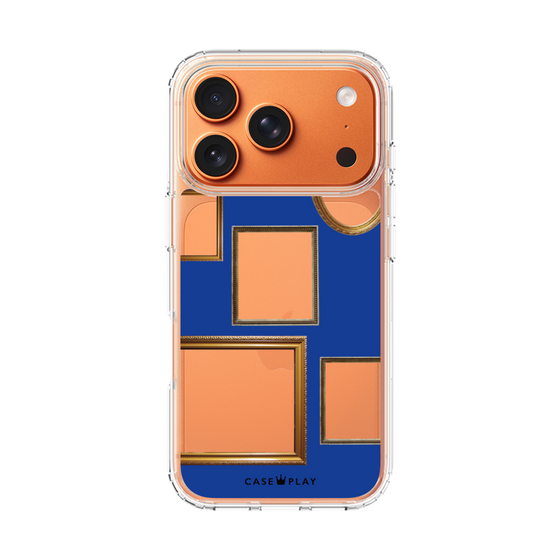 スリムプロテクションケース［ Photo Frames - Blue ］