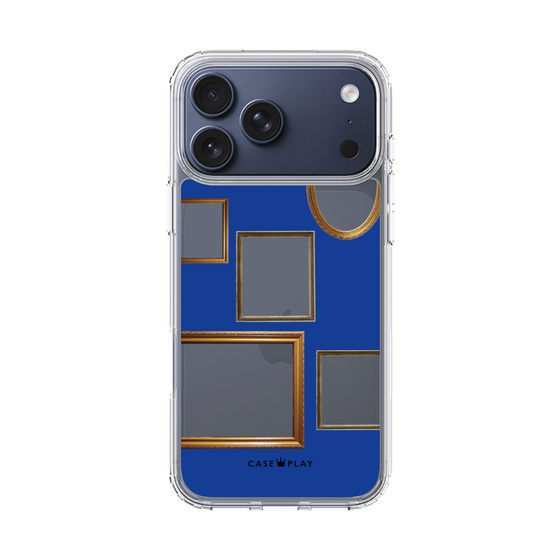 スリムプロテクションケース［ Photo Frames - Blue ］