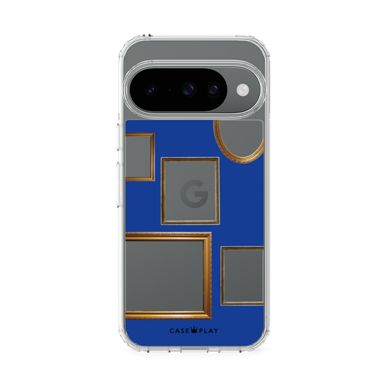 スリムプロテクションケース［ Photo Frames - Blue ］
