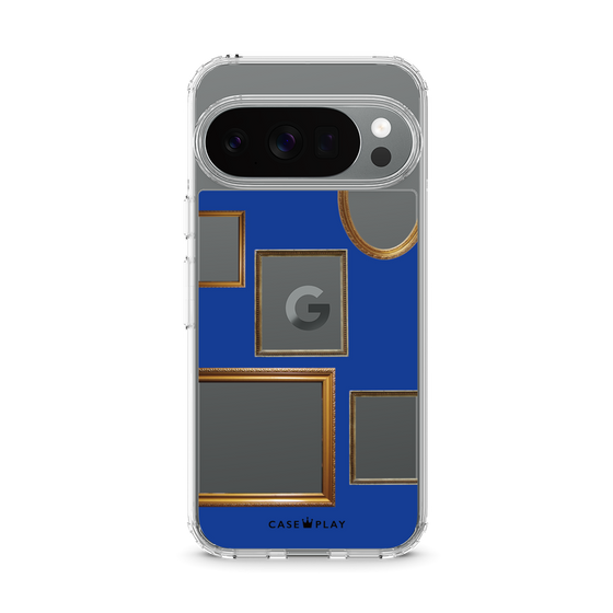スリムプロテクションケース［ Photo Frames - Blue ］