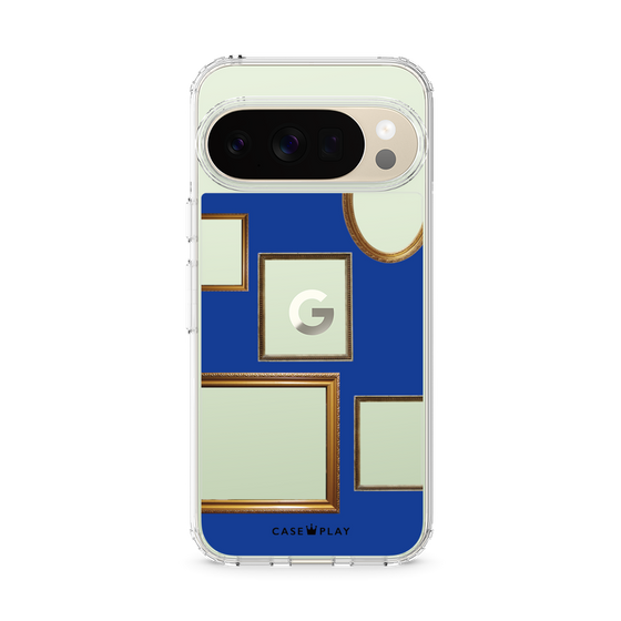 スリムプロテクションケース［ Photo Frames - Blue ］