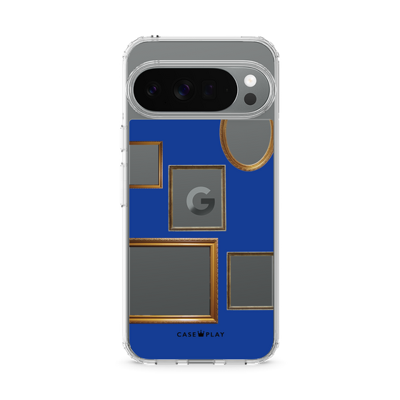 スリムプロテクションケース［ Photo Frames - Blue ］