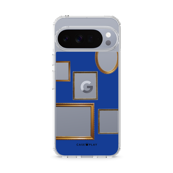 スリムプロテクションケース［ Photo Frames - Blue ］