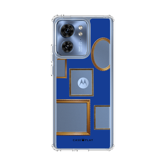 スリムプロテクションケース［ Photo Frames - Blue ］