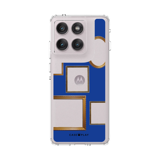 スリムプロテクションケース［ Photo Frames - Blue ］