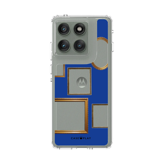 スリムプロテクションケース［ Photo Frames - Blue ］