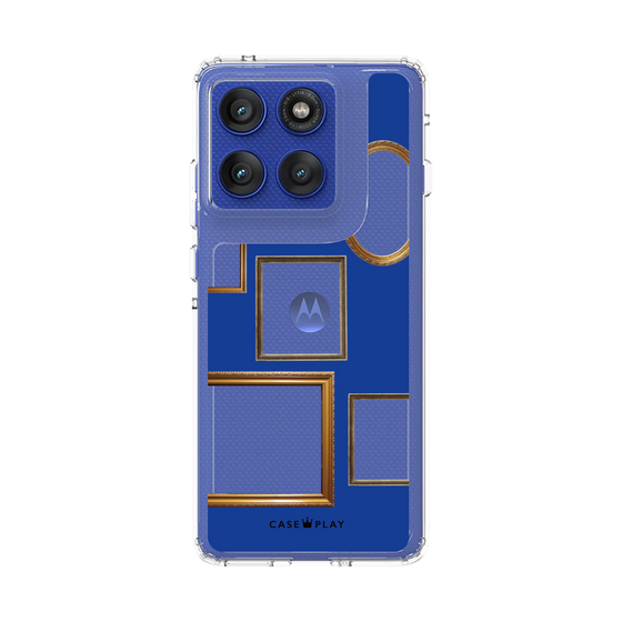 スリムプロテクションケース［ Photo Frames - Blue ］