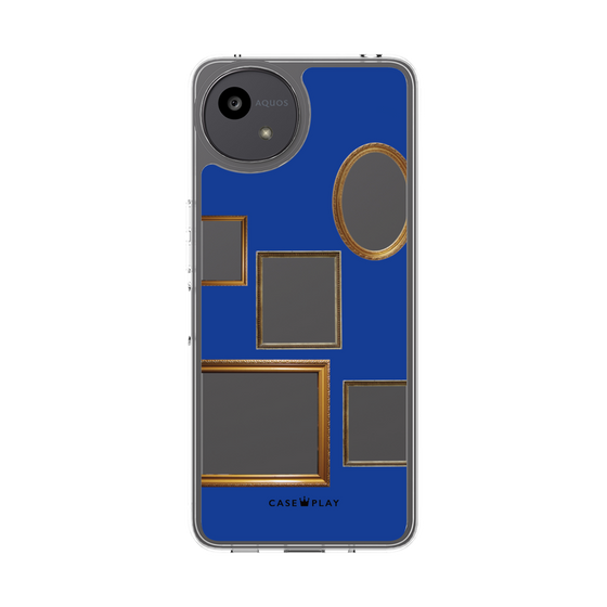 スリムプロテクションケース［ Photo Frames - Blue ］
