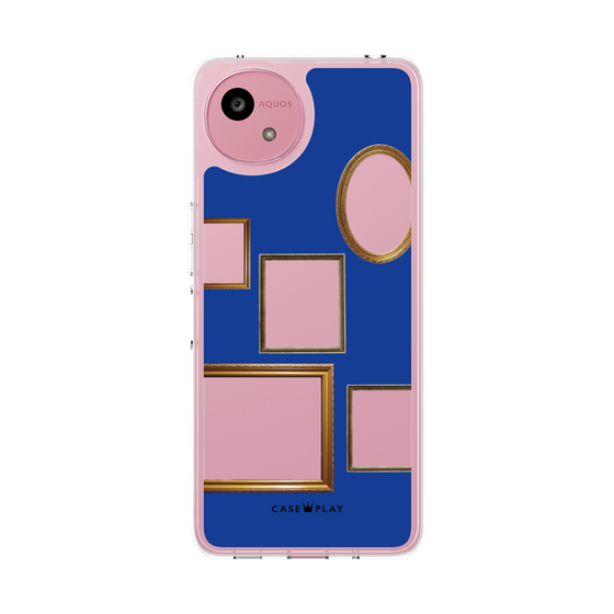 スリムプロテクションケース［ Photo Frames - Blue ］