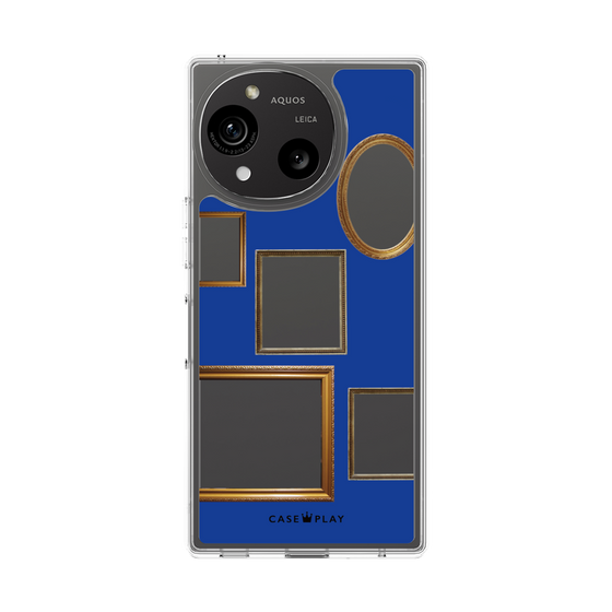スリムプロテクションケース［ Photo Frames - Blue ］