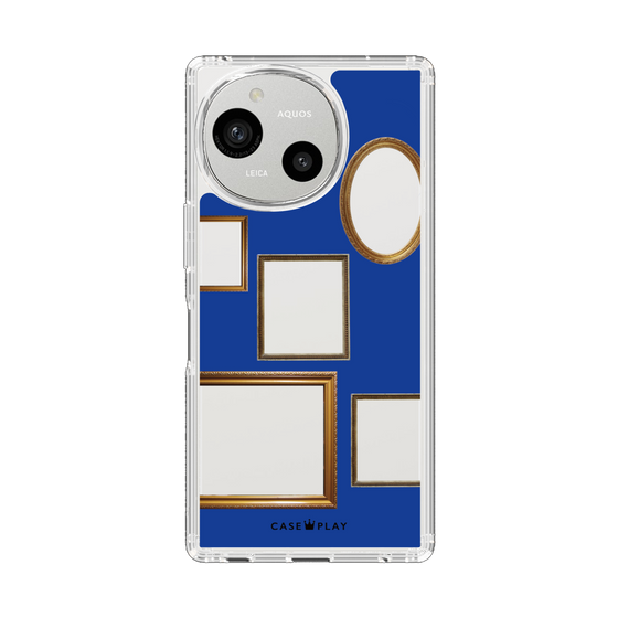 スリムプロテクションケース［ Photo Frames - Blue ］
