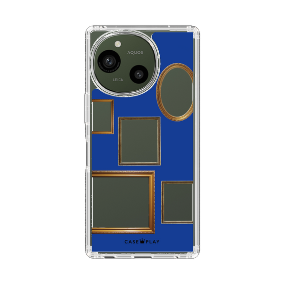 スリムプロテクションケース［ Photo Frames - Blue ］