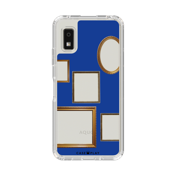 スリムプロテクションケース［ Photo Frames - Blue ］