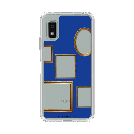 スリムプロテクションケース［ Photo Frames - Blue ］
